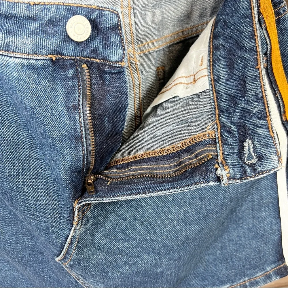 PacSun denim miniskirt side stripes size 28 - Picture 7 of 7